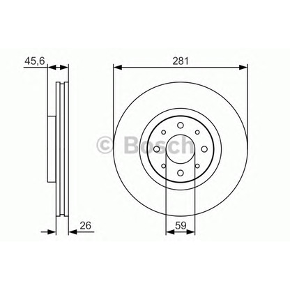 Photo Disque de frein BOSCH 0986479S97