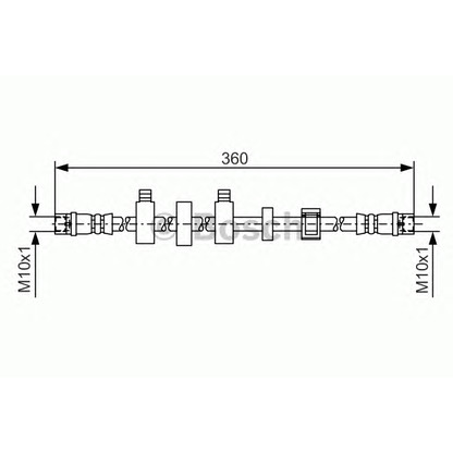 Photo Brake Hose BOSCH 1987481538