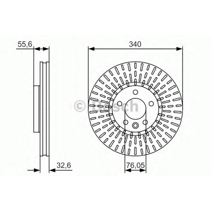 Фото Тормозной диск BOSCH 0986479546