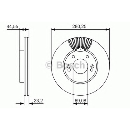 Photo Disque de frein BOSCH 0986479A12