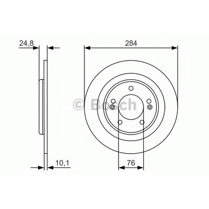 Photo Brake Disc BOSCH 0986479A13