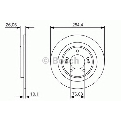 Foto Disco de freno BOSCH 0986479A15