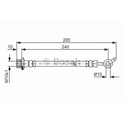 Photo Brake Hose BOSCH 1987481570