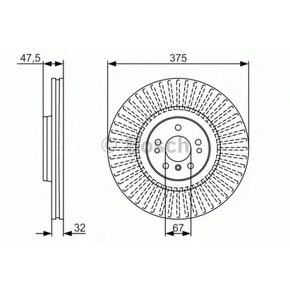 Фото Тормозной диск BOSCH 0986479A26