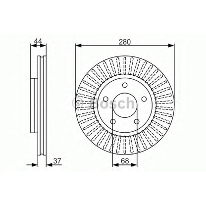 Photo Brake Disc BOSCH 0986479A28