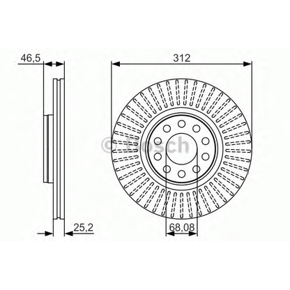 Photo Brake Disc BOSCH 0986479A30