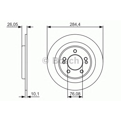 Foto Bremsscheibe BOSCH 0986479A47