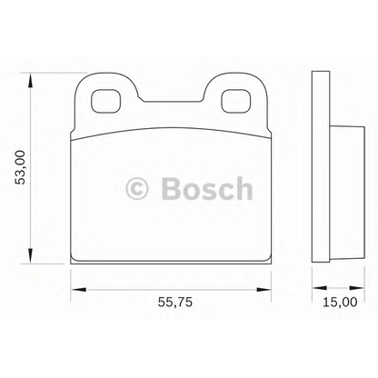 Foto Juego de pastillas de freno BOSCH 0986BB0014