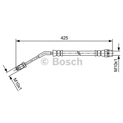 Photo Flexible de frein BOSCH 1987481587