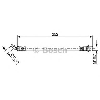 Photo Brake Hose BOSCH 1987481662