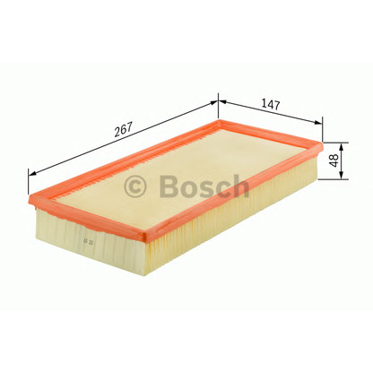 Фото Воздушный фильтр BOSCH 0986626844