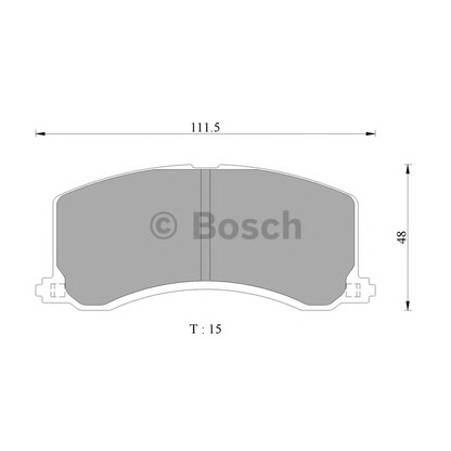 Foto Kit pastiglie freno, Freno a disco BOSCH 0986AB2318