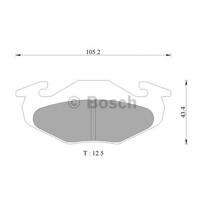 Foto Kit pastiglie freno, Freno a disco BOSCH 0986AB2469