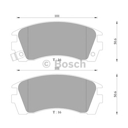 Foto Kit pastiglie freno, Freno a disco BOSCH 0986AB9051