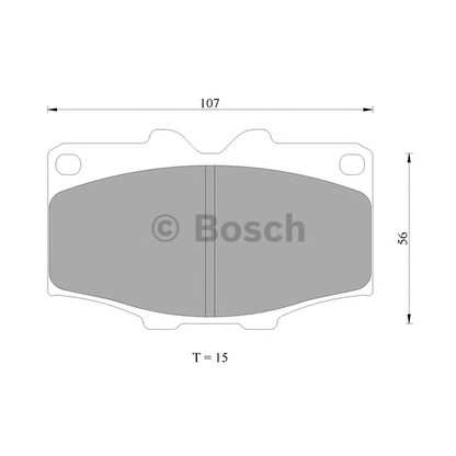 Foto Kit pastiglie freno, Freno a disco BOSCH 0986AB9175