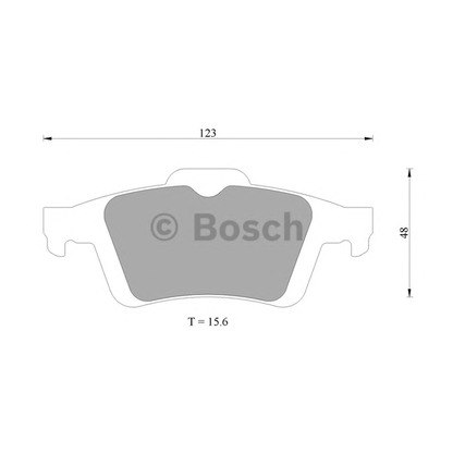 Photo Kit de plaquettes de frein, frein à disque BOSCH 0986AB9212