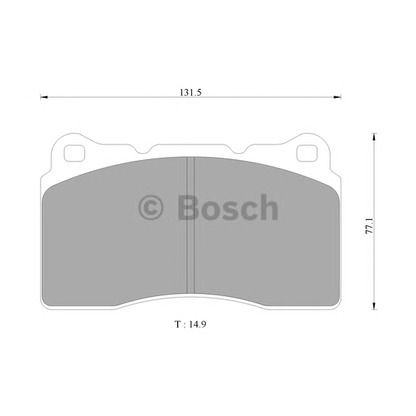 Foto Kit pastiglie freno, Freno a disco BOSCH 0986AB9292