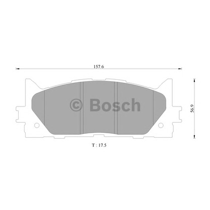 Foto Juego de pastillas de freno BOSCH 0986AB9367