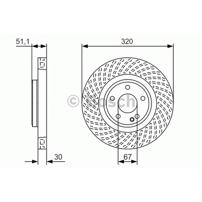 Фото Тормозной диск BOSCH 0986479A59