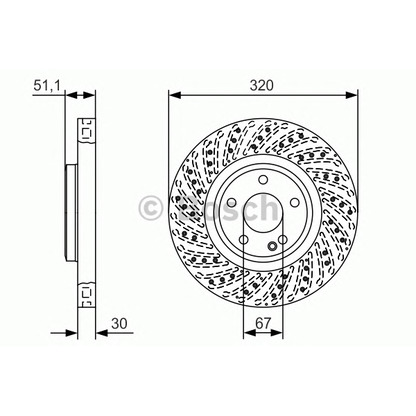 Photo Disque de frein BOSCH 0986479A60