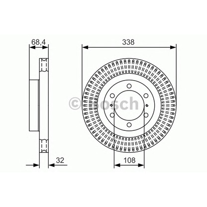 Foto Disco de freno BOSCH 0986479A65