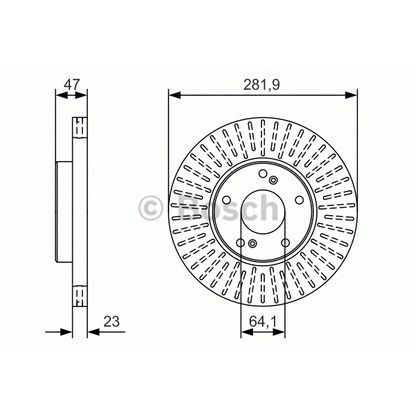 Фото Тормозной диск BOSCH 0986479A99