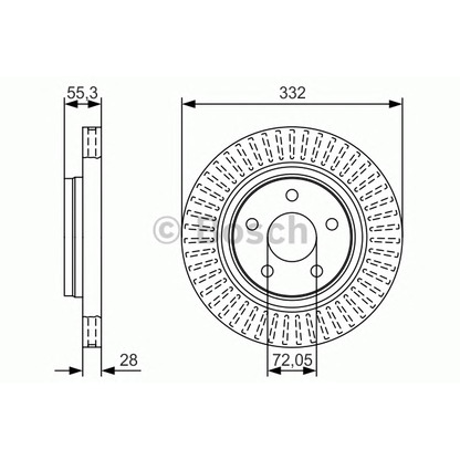 Foto Disco de freno BOSCH 0986479T26