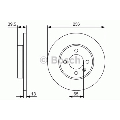 Photo Disque de frein BOSCH 0986479T48