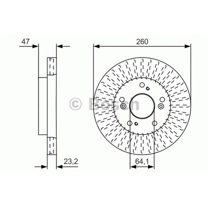 Photo Disque de frein BOSCH 0986479U92