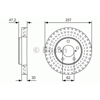 Photo Brake Disc BOSCH 0986479U94