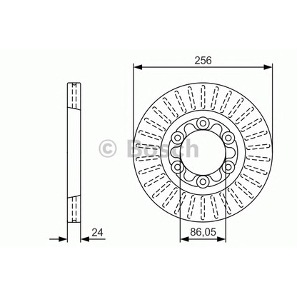 Photo Brake Disc BOSCH 0986479U98