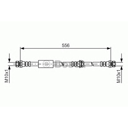 Foto Bremsschlauch BOSCH 1987481593