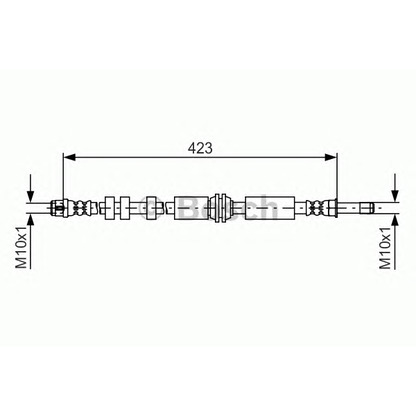 Foto Bremsschlauch BOSCH 1987481601