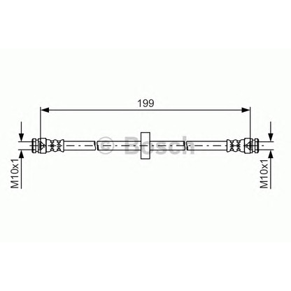 Photo Brake Hose BOSCH 1987481607