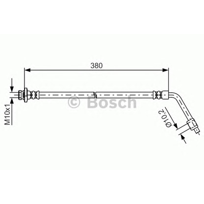 Photo Brake Hose BOSCH 1987481623