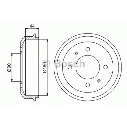 Фото Тормозной барабан BOSCH 0986477181