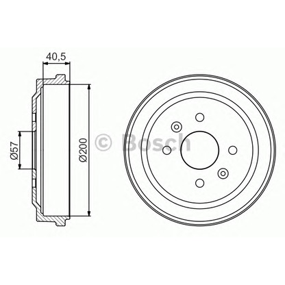 Фото Тормозной барабан BOSCH 0986477225