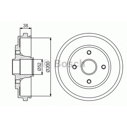 Zdjęcie Bęben hamulcowy BOSCH 0986477229