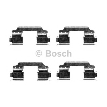 Foto Kit accessori, Pastiglia freno BOSCH 1987474667