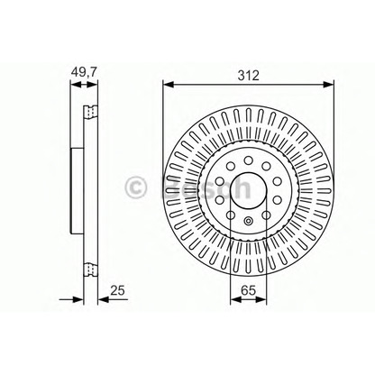 Photo Brake Disc BOSCH 0986479C29