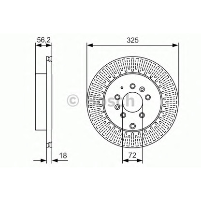 Photo Disque de frein BOSCH 0986479C30