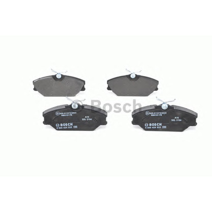 Photo Brake Pad Set, disc brake BOSCH 0986424533