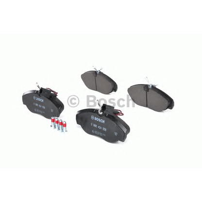 Photo Brake Pad Set, disc brake BOSCH 0986424556