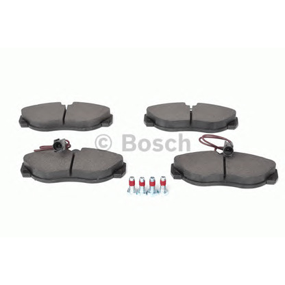 Photo Brake Pad Set, disc brake BOSCH 0986424556