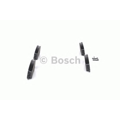 Photo Brake Pad Set, disc brake BOSCH 0986424716