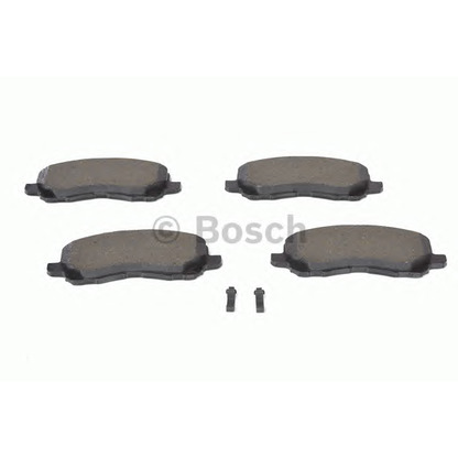 Photo Brake Pad Set, disc brake BOSCH 0986424716