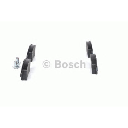 Фото Комплект тормозных колодок, дисковый тормоз BOSCH 0986424801