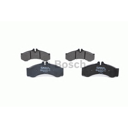 Photo Brake Pad Set, disc brake BOSCH 0986424832