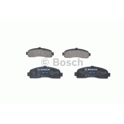 Photo Brake Pad Set, disc brake BOSCH 0986461122