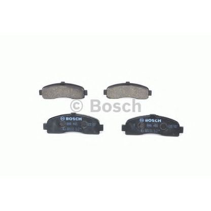 Photo Brake Pad Set, disc brake BOSCH 0986461122